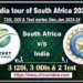 India’s Cricket Fairy Results in South Africa Series India’s Cricket Fairy Results in South Africa Series