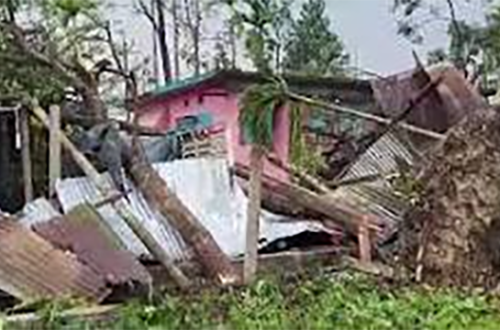 The disaster of Tornado in Mainaguri